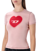 Diesel T-shirts en polo's roze