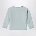 IL GUFO Pullover in lana verde chiaro