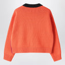 Il Gufo Color Block Organic Cotton Cardigan