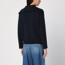 Roberto Collina Navy Blue Jumper In Wool Blend