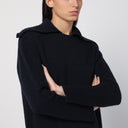 Roberto Collina Navy Blue Jumper In Wool Blend
