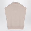 Roberto Collina Almond Coloured Wool And Cashmere Waistcoat