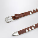 Our Legacy Hazelnut Leather Belt With Claws