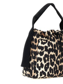 Ganni 'Leopard Tech Pouch' handväska