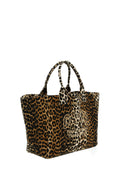 Sac à provisions de léopard surdimensionné Ganni
