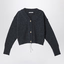 Acne Studios Dark Grey Wool Cardigan