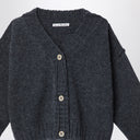Acne Studios Dark Grey Wool Cardigan