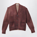 Acne Studios Burnt Coloured Wool Blend Cardigan