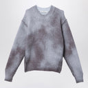 Acne Studios Grey Shaded Jumper In Wool Blend