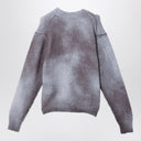 Acne Studios Grey Shaded Jumper In Wool Blend