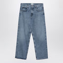 Agolde hellblaue Baggy -Jeans in Bio -Jeans