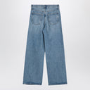 Agolde Light Blue Straight Boyfriend Jeans In Denim