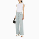 Jeans in denim largo blu chiaro di Agolde
