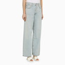 Jeans in denim largo blu chiaro di Agolde