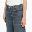 Agolde Dark Blue Denim Balloon Jeans