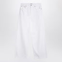 Agolde weiße Jeans niedrig sündigten Baggy 30.5