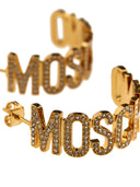 Moschino -Logo -Ohrringe