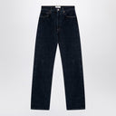 Agolde Dark Blue Jeans In Organic Denim