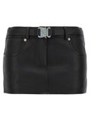 1017 Alyx 9 Sm 'Leather Buckle Mini' Skirt