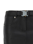 1017 Alyx 9 Sm 'Leather Buckle Mini' Skirt