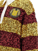 エリザベッタ・フランチの縞模様のスパンコールドレス