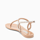 Aquazzura Almost Bare Powder Pink Sandal With Crystals