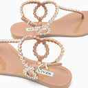 Aquazzura Almost Bare Powder Pink Sandal With Crystals
