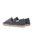 Espadrilles Flache Schuhe Grau