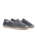 Espadrilles Flache Schuhe Grau