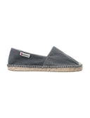 Espadrilles Flache Schuhe Grau