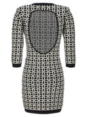 Vestido logo de Elisabetta franchi Jacquard