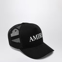 Amiri Black Baseball Cap con logo