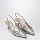 Jimmy Choo Pumps Slingback Amita 45 Silver