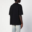 Amiri Oversize Hollywood T Shirt Black With Strass