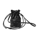 Zachte curve -tas in zwart leer