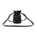 Zachte curve -tas in zwart leer