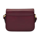 Bolso hobo pequeño Grace A.P.C. Vino Cuero