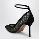 Aquazzura Black Mesh Décolleté Asha