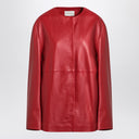 Loulou Studio Red Atalia Leather Jacket