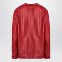 Loulou Studio Red Atalia Leather Jacket