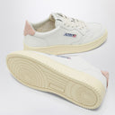 Autry White/Pink Leather Medalist Sneakers