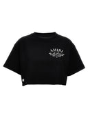 Amiri 'Arts District' Cropped T Shirt