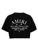 Amiri 'Arts District' Cropped T Shirt