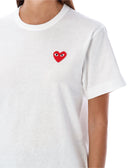 Comme Des Garcons Play T-Shirts und Polos Weiß