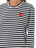 Comme Des Garcons Play T-Shirts und Polos Schwarz