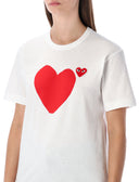Comme Des Garcons Play T Shirts And Polos White