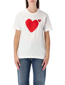 Comme Des Garcons Play T Shirts And Polos White