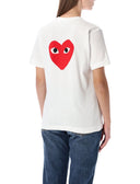 Comme Des Garcons Play T Shirts And Polos White