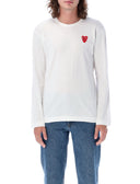 Comme des Garcons jouent des t-shirts et des polos blancs