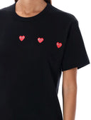 Comme des Garcons gioca a magliette e polo nero